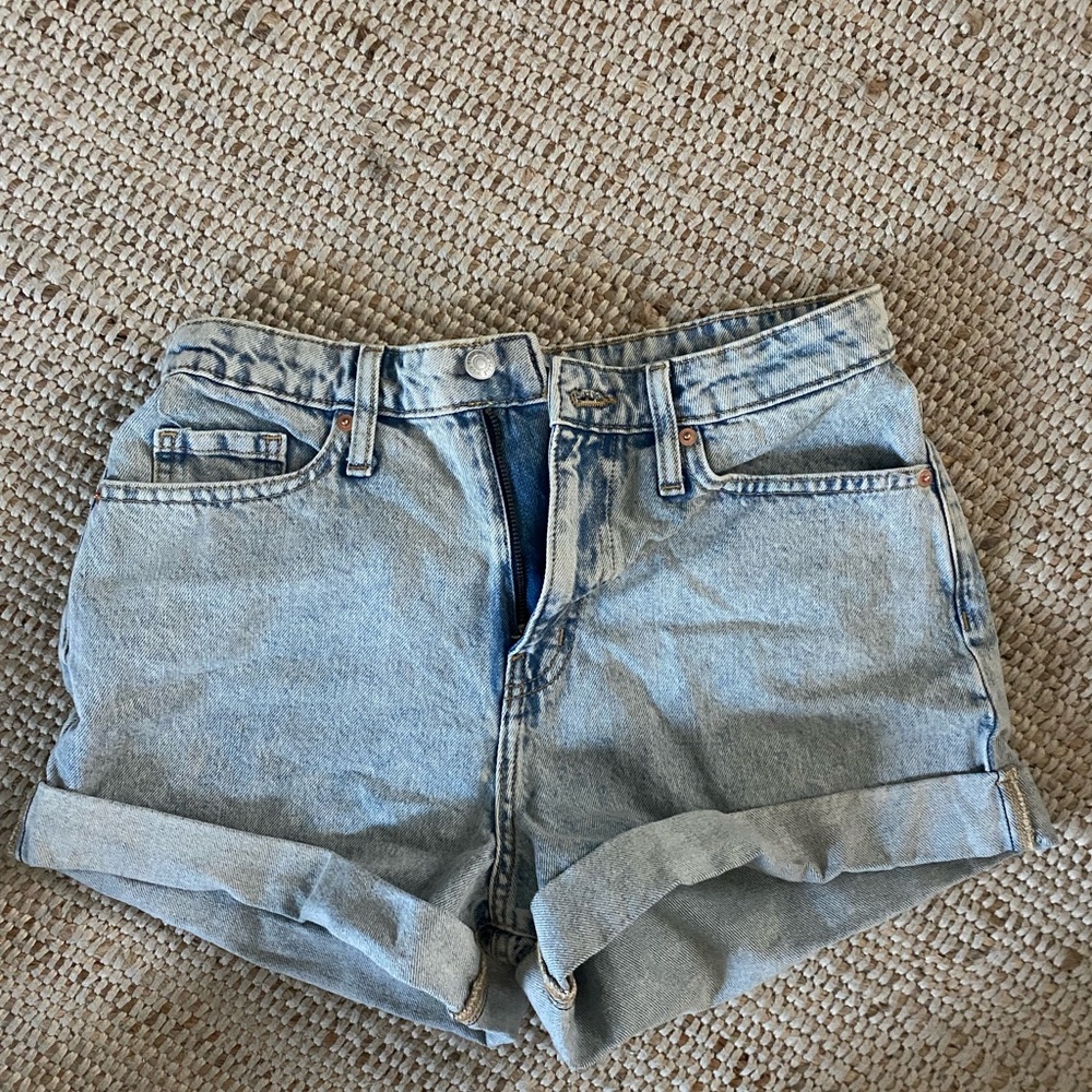 Wild Fable Blue High-Waisted Jean Shorts